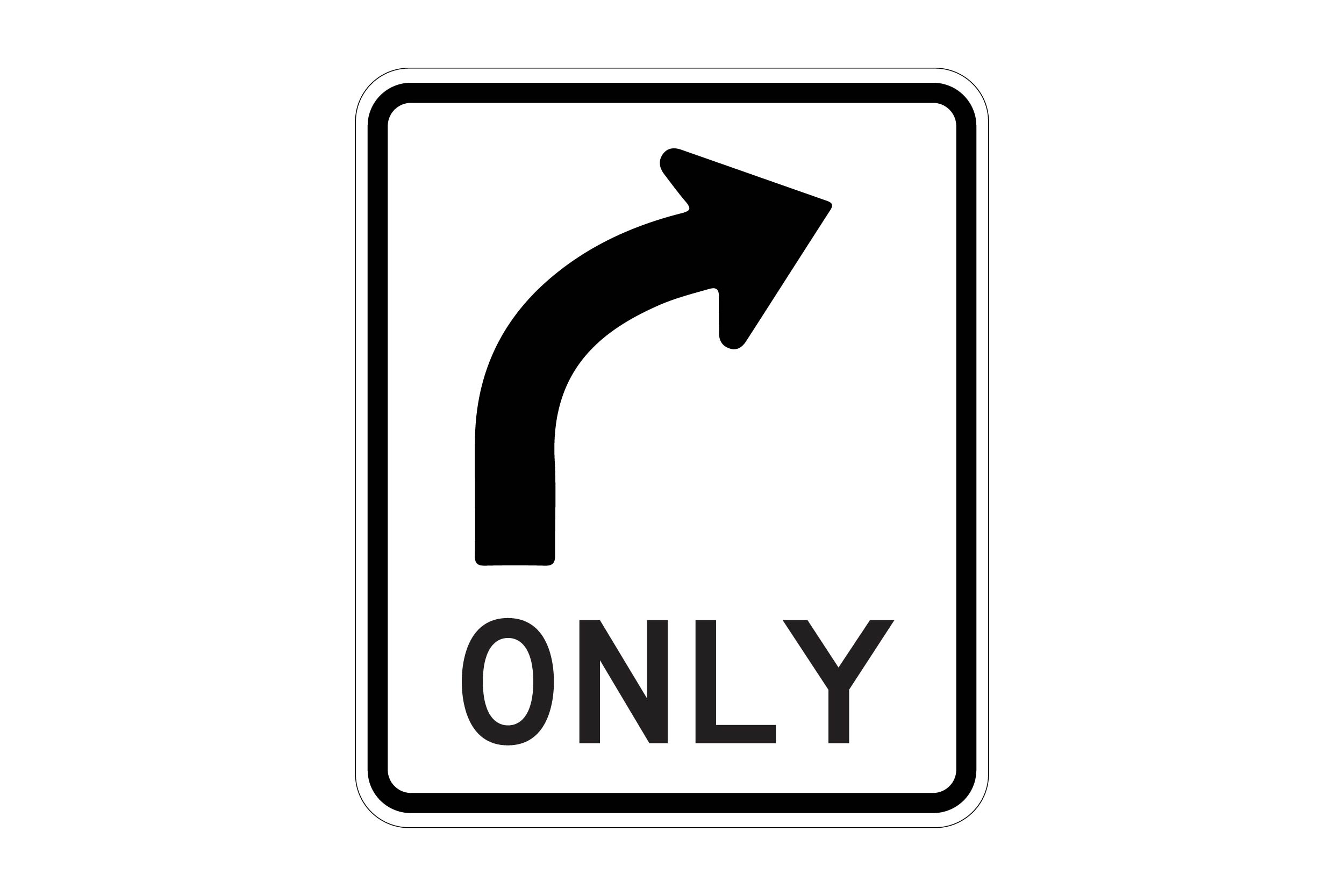 Right Turn Only